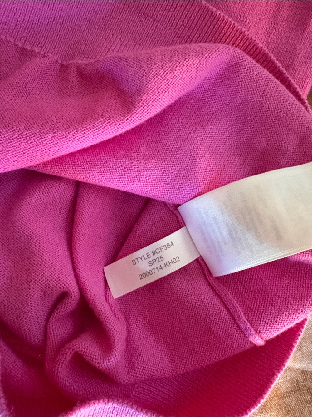 J. Crew Factory Pink Short-Sleeve Crewneck Sweater - Picture 4 of 7